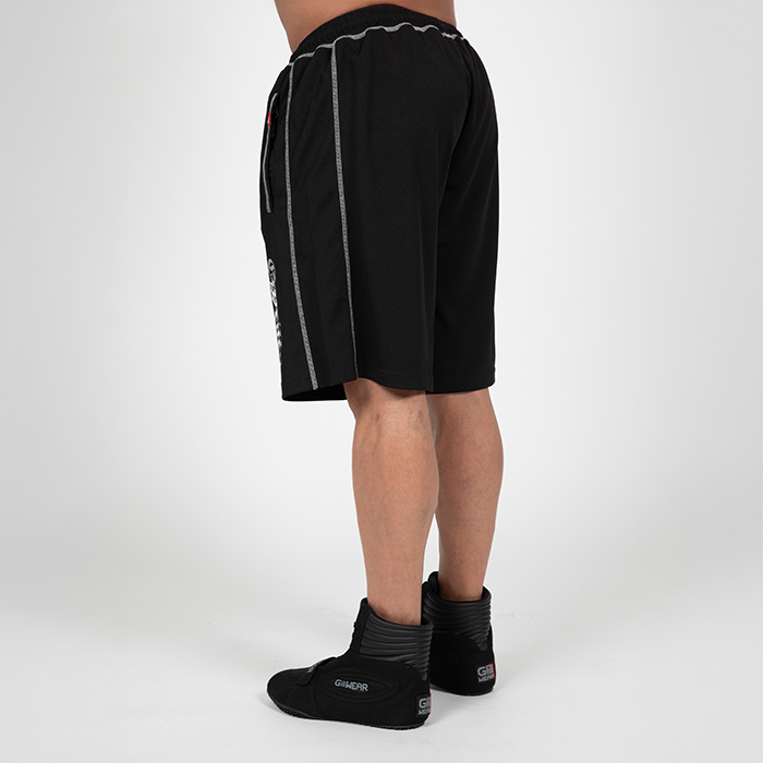 Marlow Mesh Shorts Sort Gr&aring;