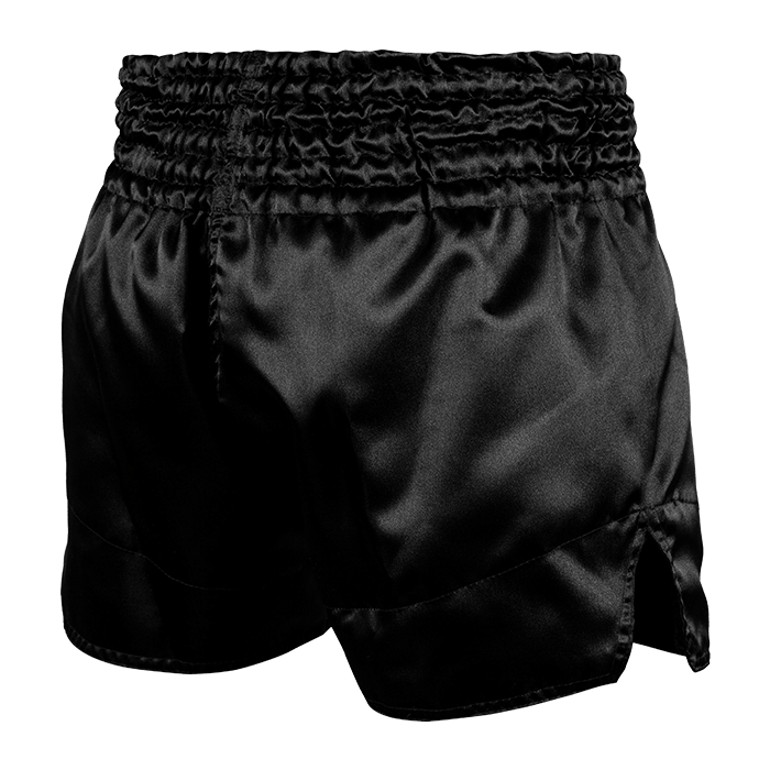 Klassiske Muay Thai Shorts Sort/Hvid