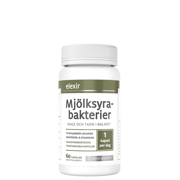 M&aelig;lkesyrebakterier 60 kapsler