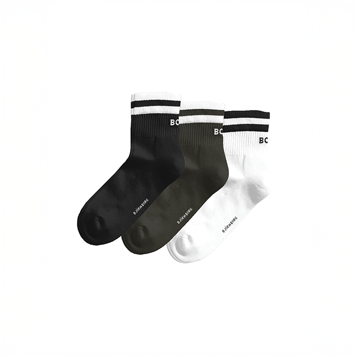 Classic Mid Ankle Sock 3‑pak Multipack