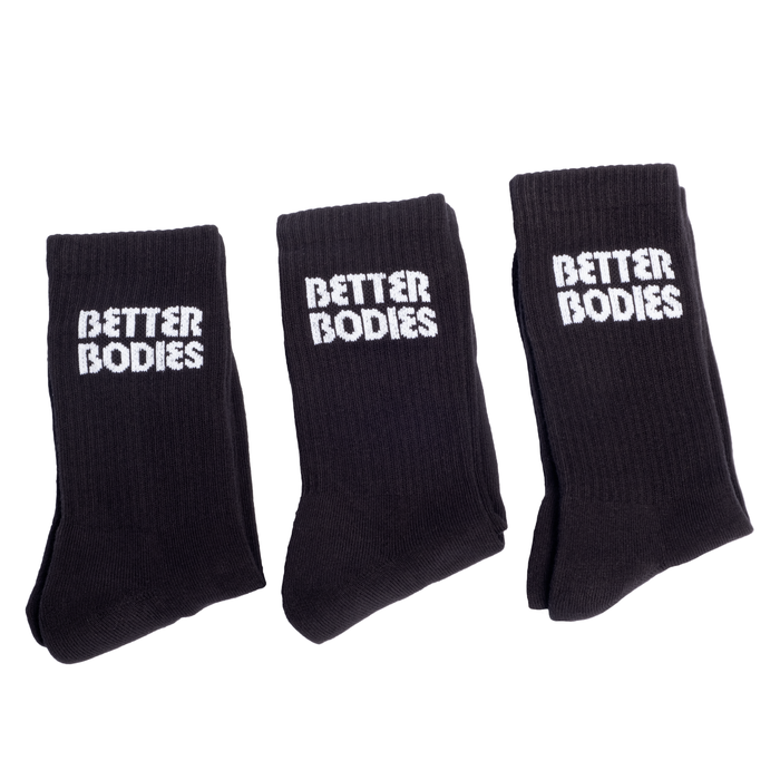 BB crew socks 3-p, Black