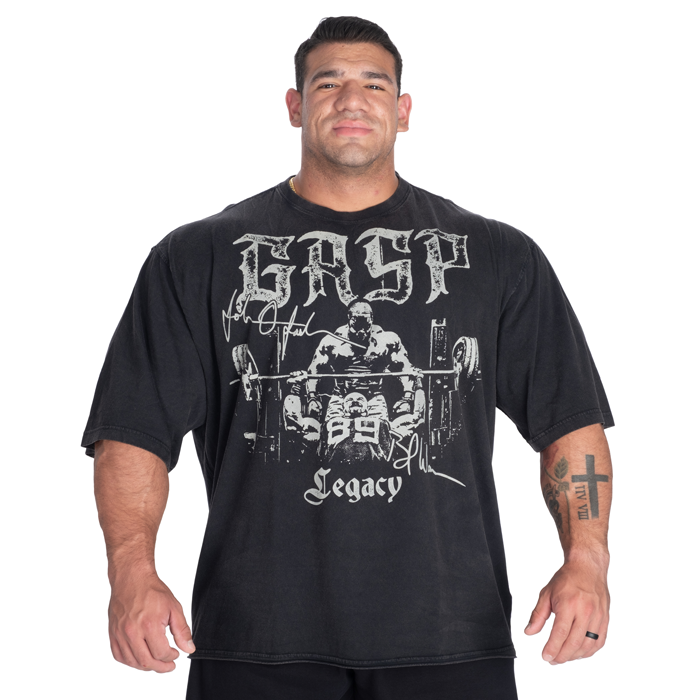 B&J Iron T-shirt Sort
