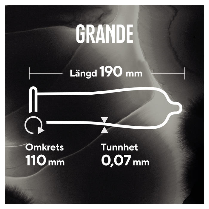 Grande Kondomer Ekstra Rummelige 10 stk