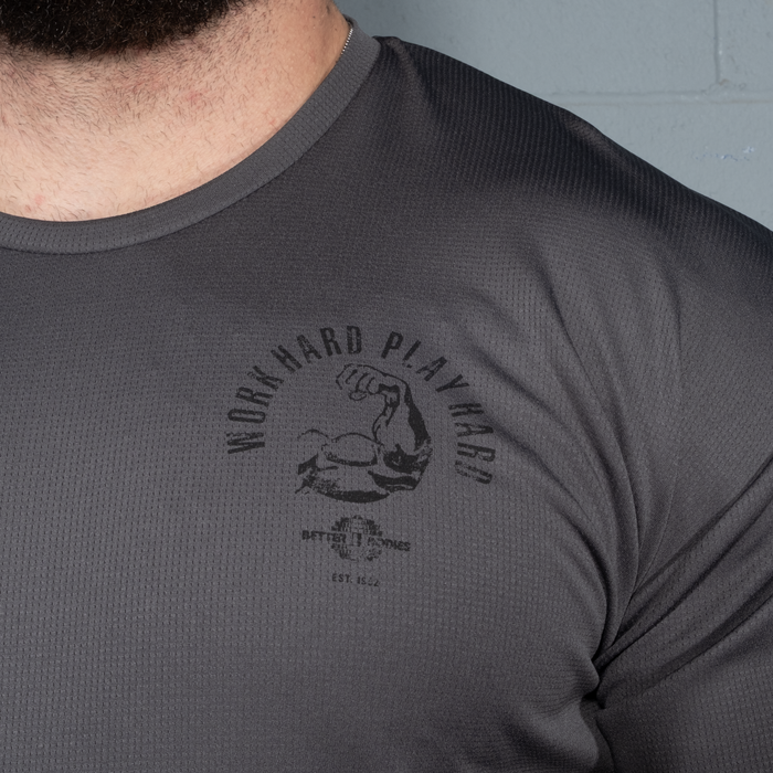 Mesh Standard Tee, Grey