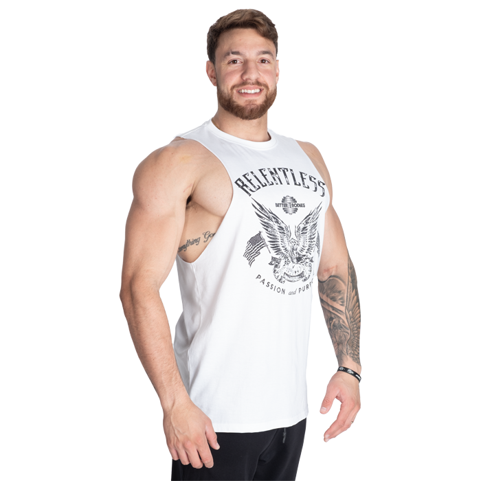 Relentless Cut Out T‑Shirt Hvid