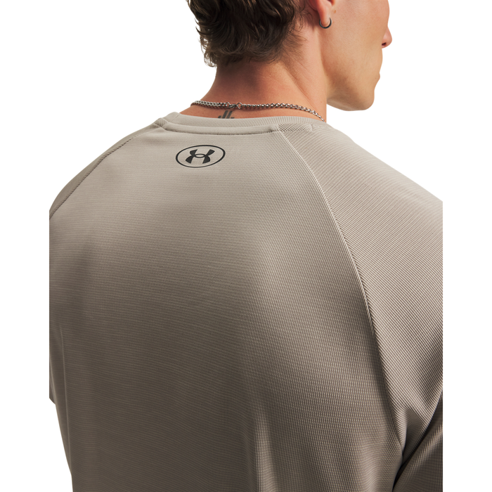 Tech Textured T-shirt Beige