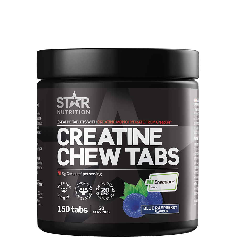 Creatine Chew Tabs, 150 tabs blue_raspberry