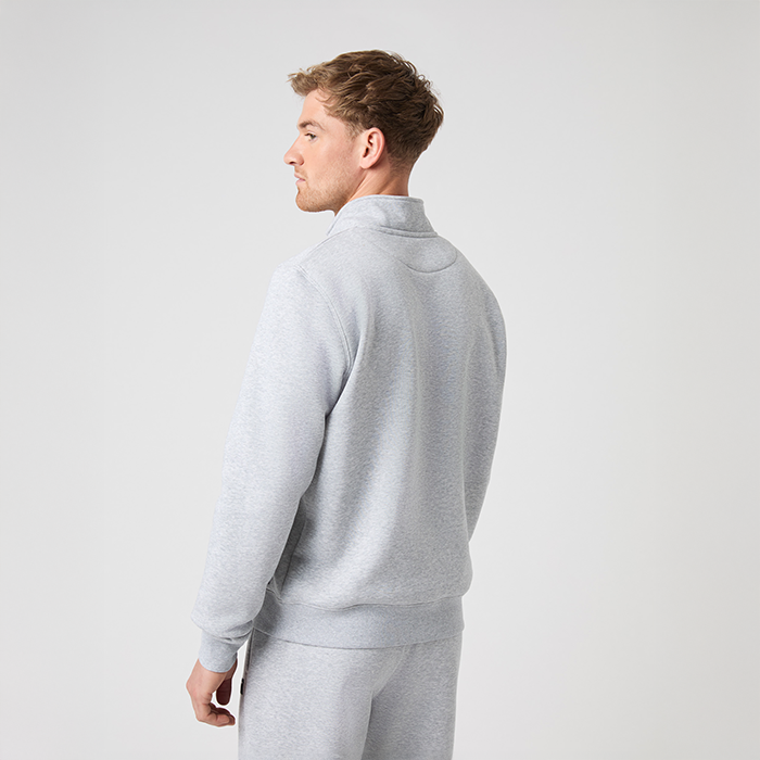 Centre Half Zip Tr&oslash;je Gr&aring;