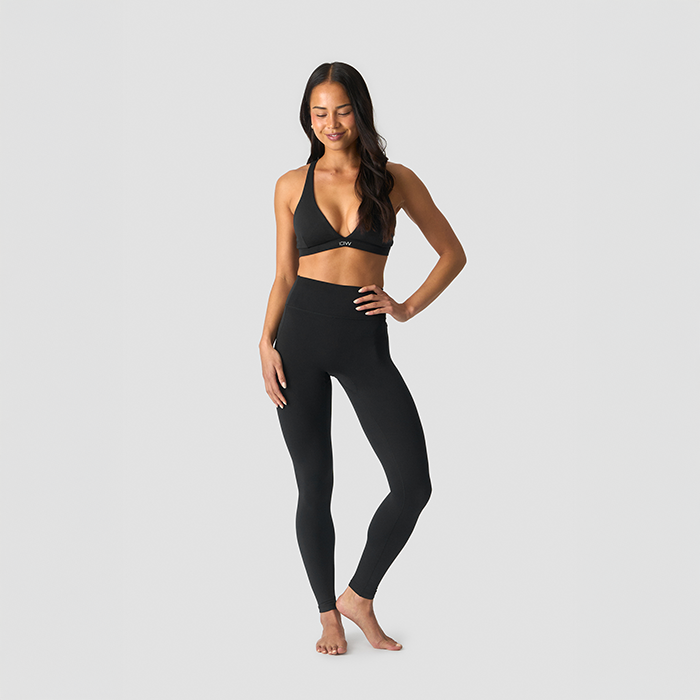 Luxe V-hals Sports-bh Sort