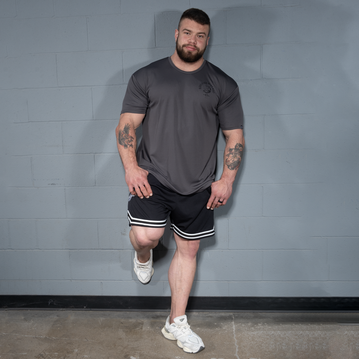 Mesh Standard Tee, Grey
