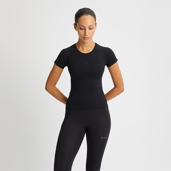 Seamless T-shirt Sort