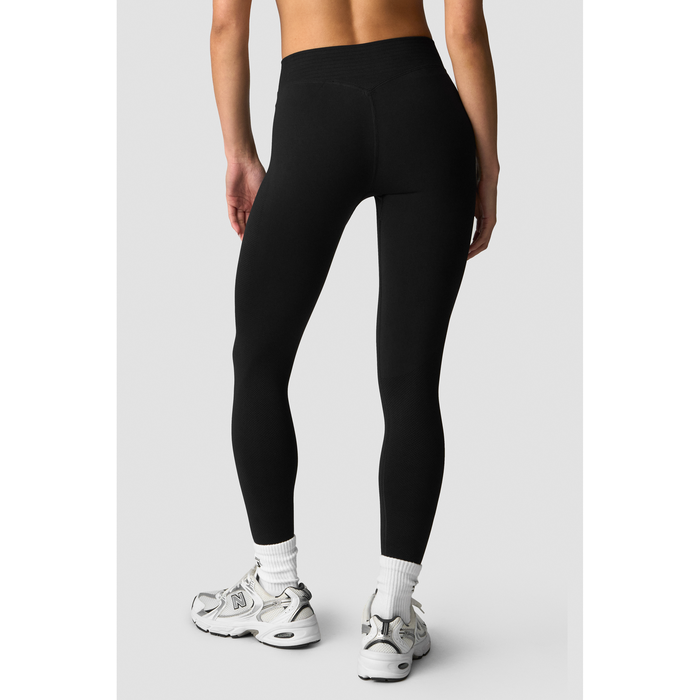 Define Seamless Tights Lav Talje Sort