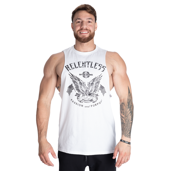 Relentless Cut Out T‑Shirt Hvid
