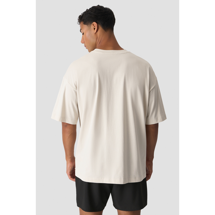 Everyday Oversized T-shirt Lys Beige