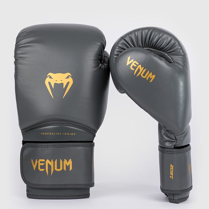 Venum Contender 1.5 Boksehandsker, Gr&aring;/Guld