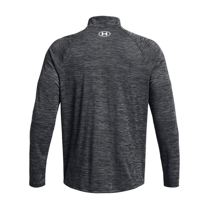 UA Tech Textured 1/2 Zip, Black