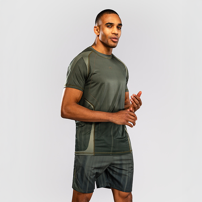 Venum Stealth Dry Tech T shirt Khaki Gr&oslash;n