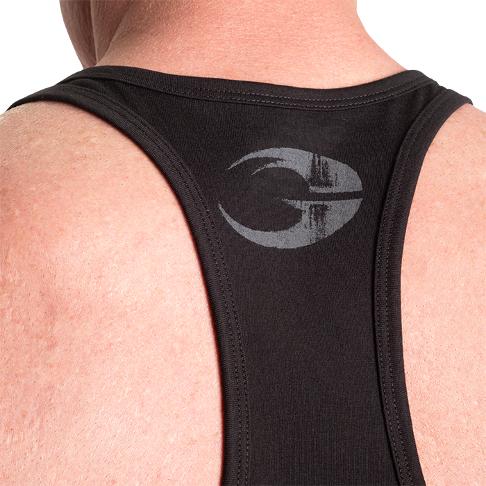 Essential T-Back Top, Sort/Gr&aring;