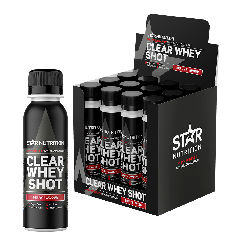 12 x Clear Whey Protein Shot 100 ml berry