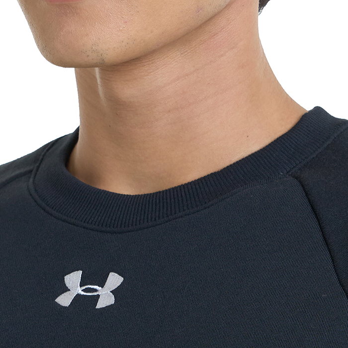UA Rival Fleece Crew, Black