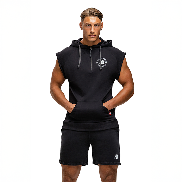 Huntley &AElig;rmel&oslash;s Hoodie Sort