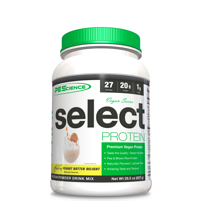 V&aelig;lg vegansk proteinpulver 27 portioner peanut_butter
