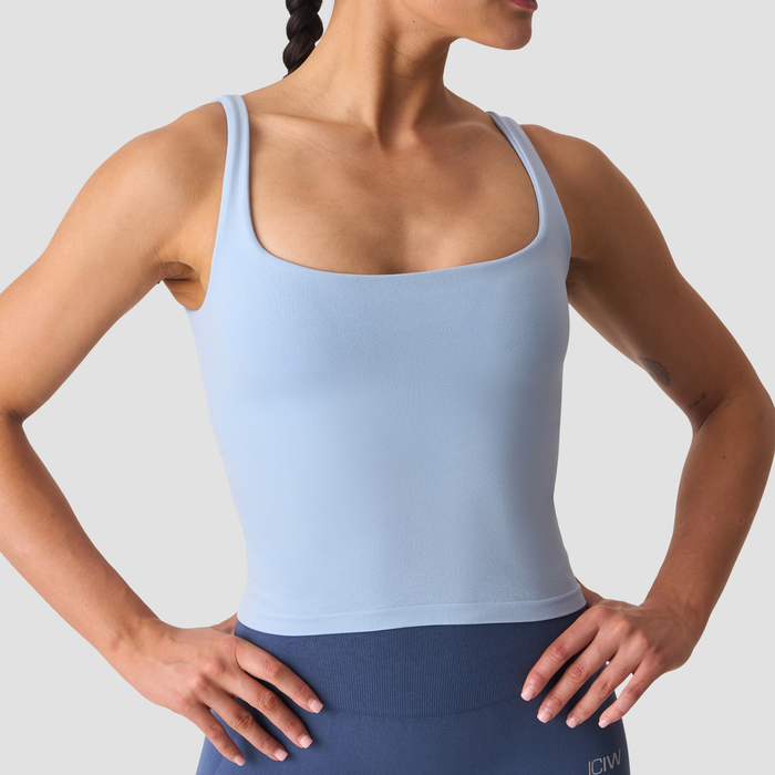 Smooth Seamless 2 i 1 Tanktop Bl&aring;