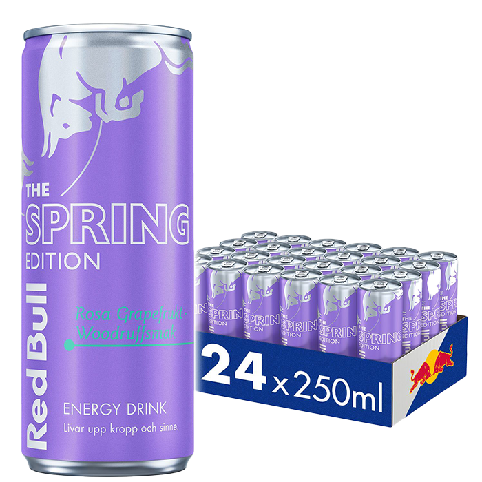 24 x Red Bull Energidrik 250 ml Lilac Edition