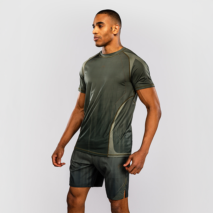 Venum Stealth Dry Tech T shirt Khaki Gr&oslash;n