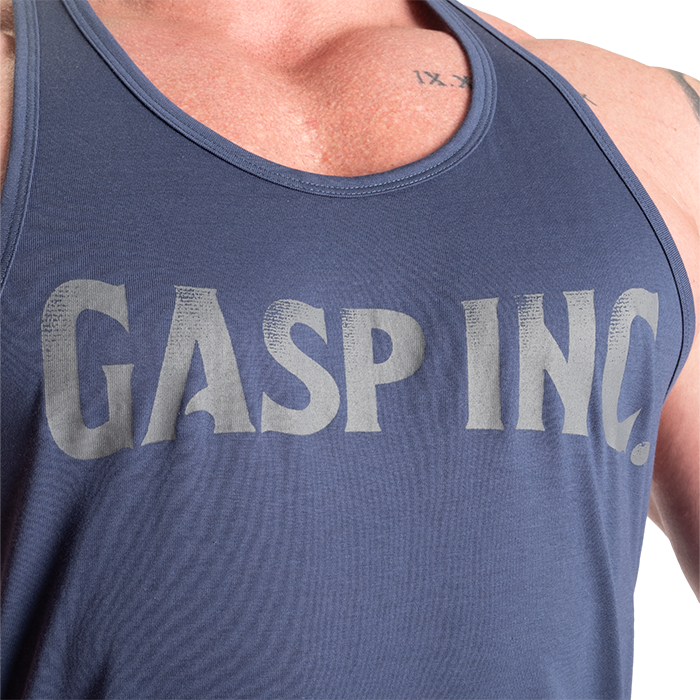Essential T-Back Top Lysebl&aring;