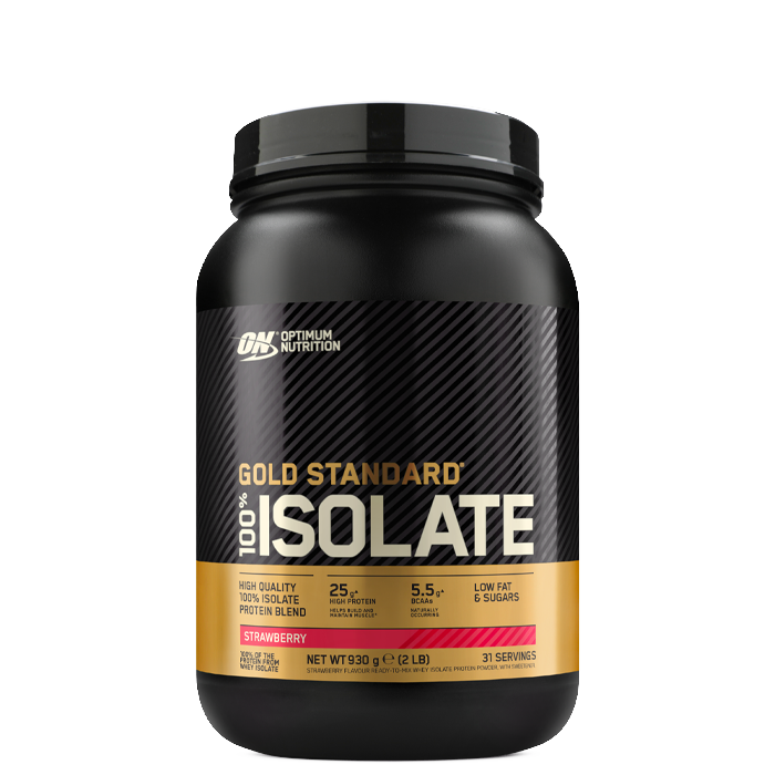 Gold Standard 100% Isolat Valleproteinisolat 930 g strawberry