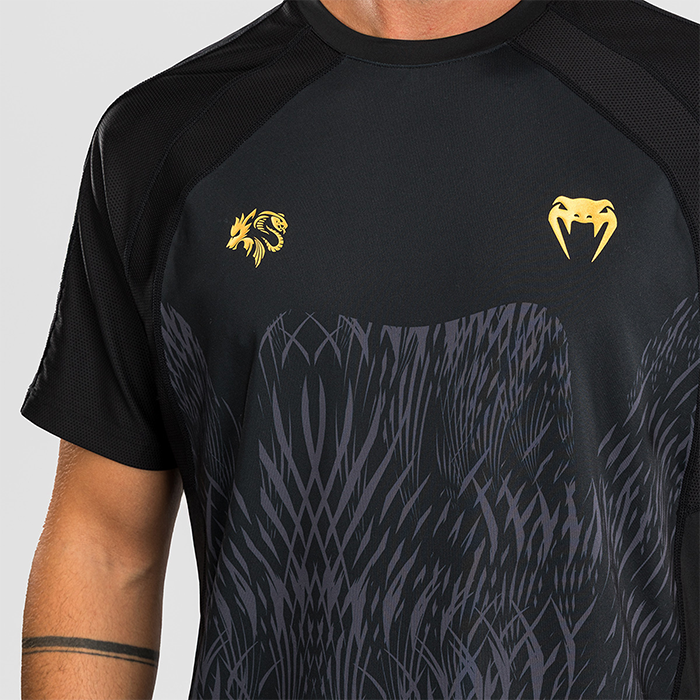 Venum X Chimaev Wild Borz Dry Tech T-shirt Sort Gr&aring;