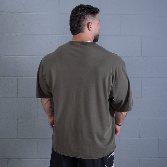 Vintage Iron Tee, Washed Deep Forest