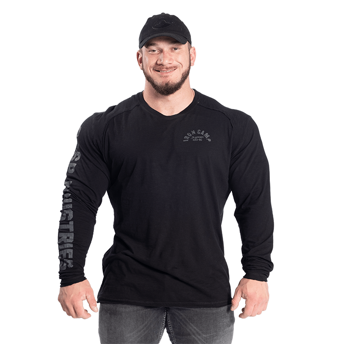Throwback LS Tee, Black