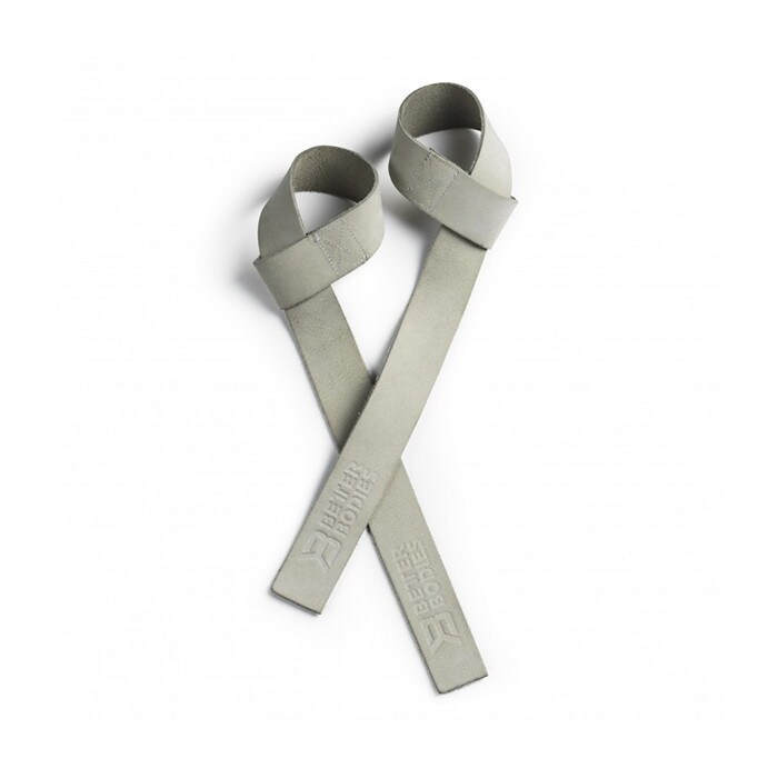 Lifting Straps L&aelig;der Gr&aring;