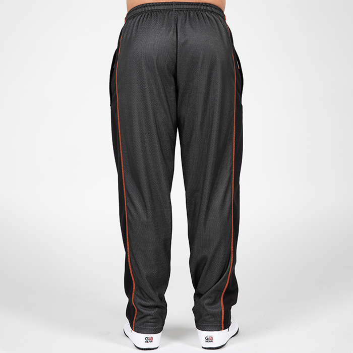 Wallace Mesh Pants, Grey/Orange
