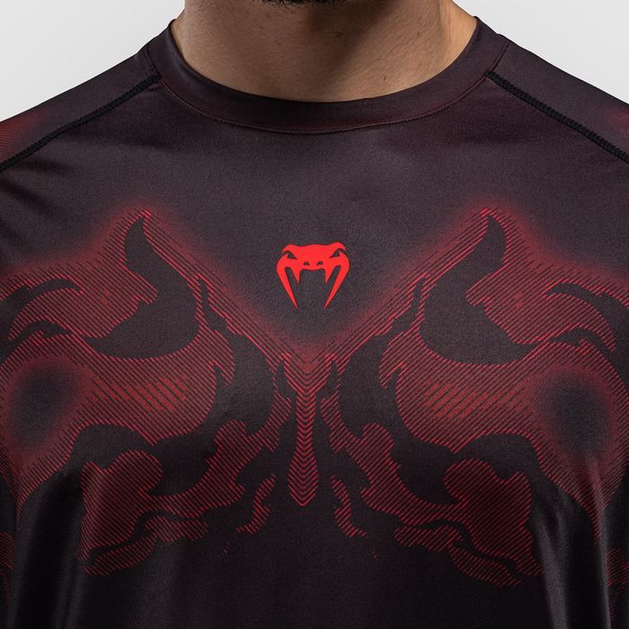 Venum Spectre Dry Tech T shirt Sort R&oslash;d