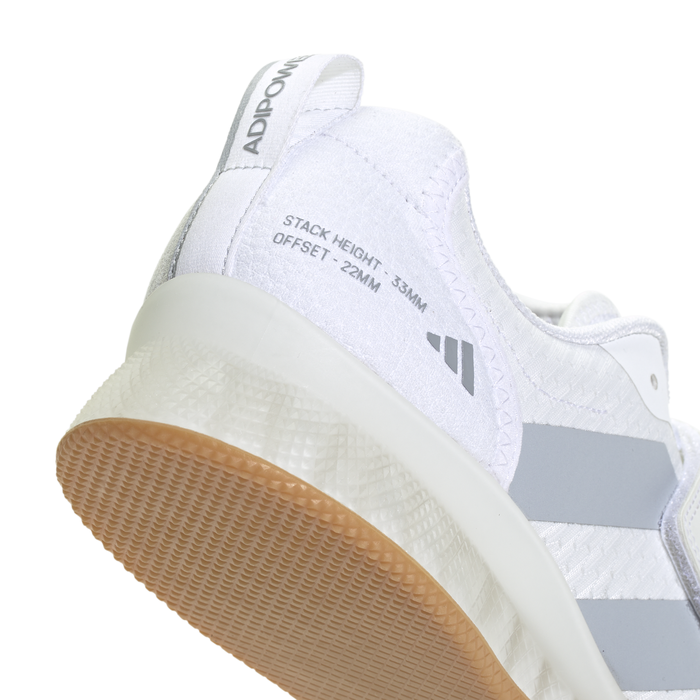Adidas Adipower Weightlifting III V&aelig;gtl&oslash;ftningssko Hvid/Gr&aring;