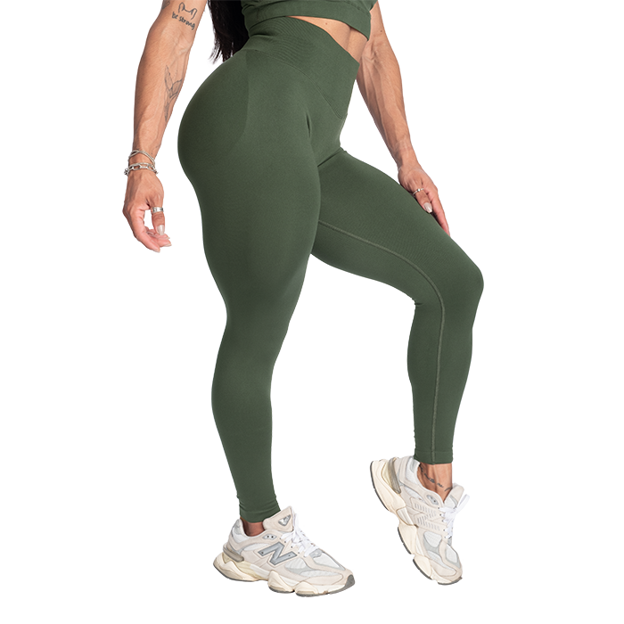 Shape Seamless Leggings M&oslash;rkegr&oslash;n