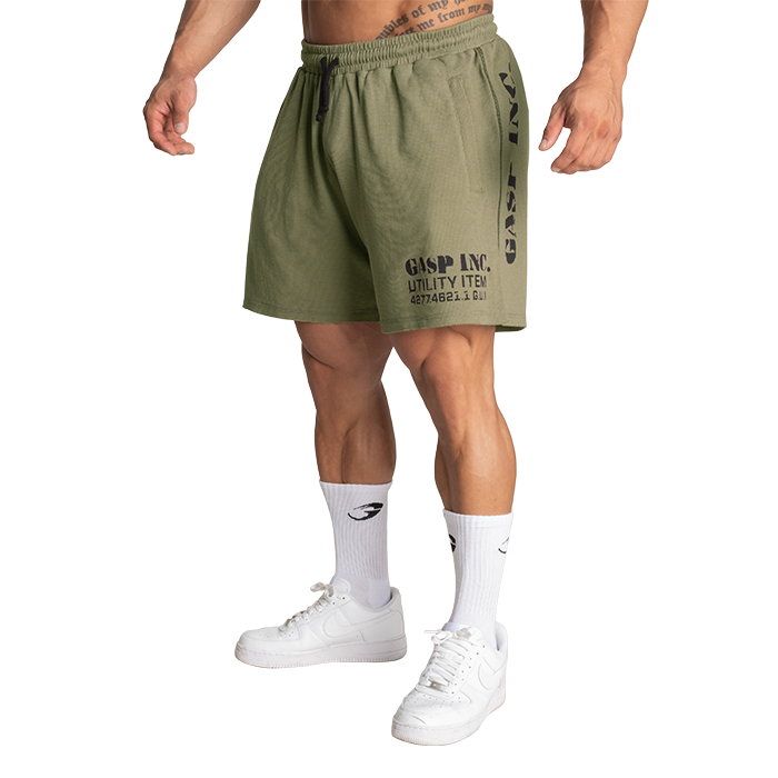 Thermal Shorts 6", Washed Green