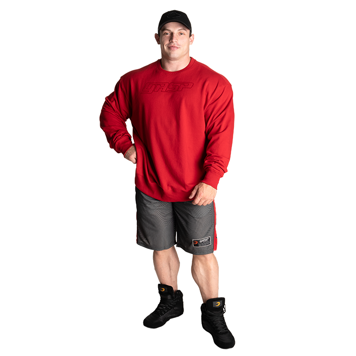 No1 Mesh Shorts, Black/Red