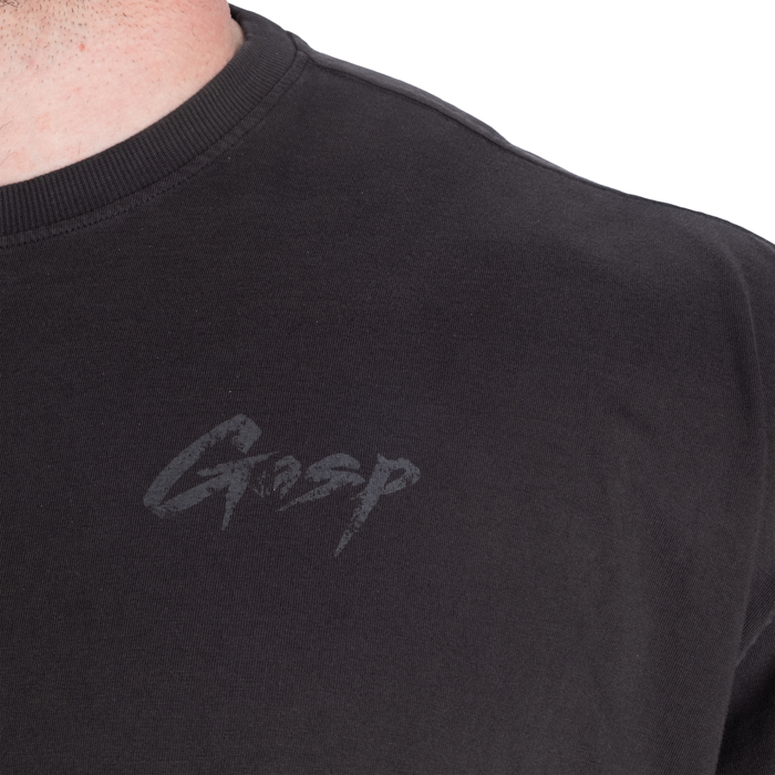 Washed T-shirt Sort