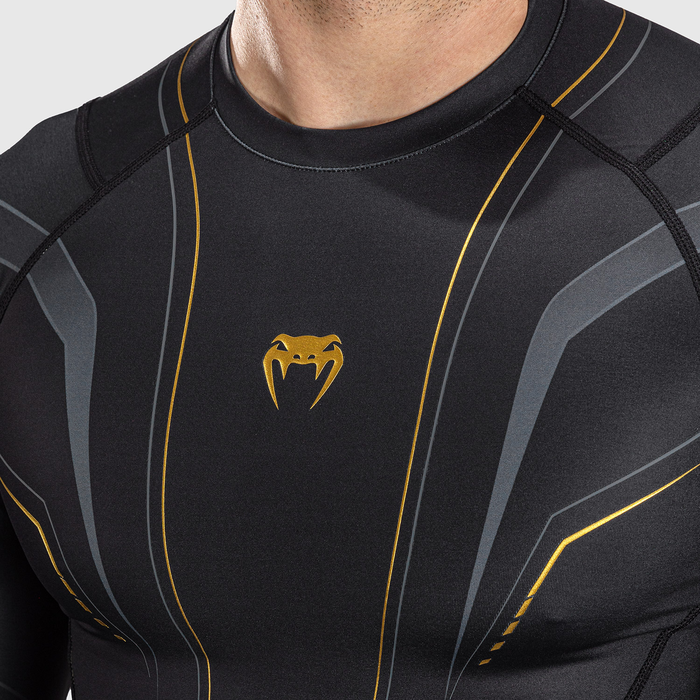 Venum Streamline Lang&aelig;rmet Rashguard Sort Guld