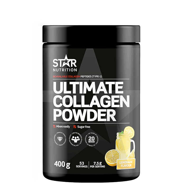 Ultimate Collagen Powder Collagen peptider 400 g lemonade