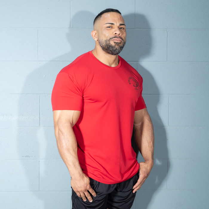Mesh Standard Tee, Chili Red