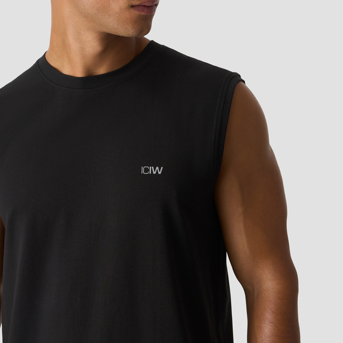 Workout &AElig;rmel&oslash;s T-shirt Sort