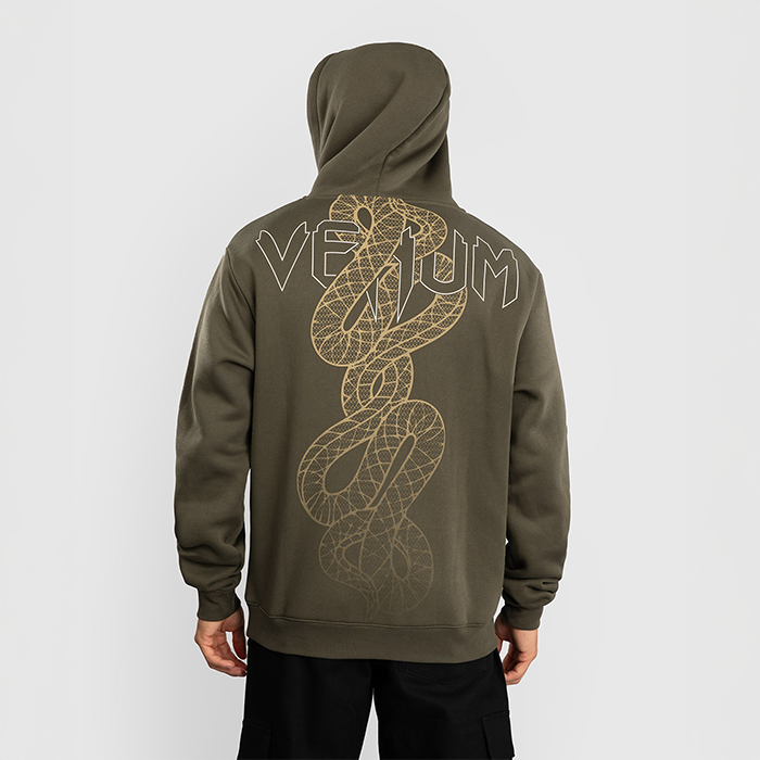 Serpenti Hoodies Khaki Bronze Ivory