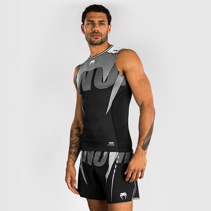 Venum Adrenaline Rashguard Sort Gr&aring;