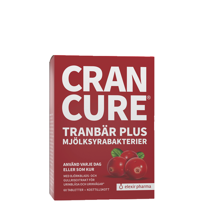 Cran Cure&reg; Traneb&aelig;r + M&aelig;lkesyrebakterier 60 tabletter