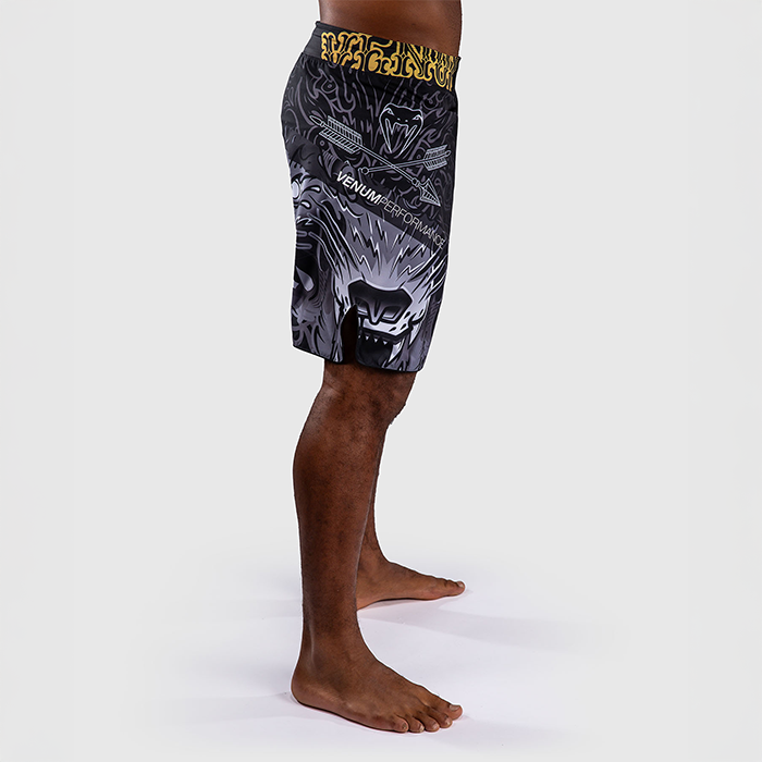 Venum Wolf Atak Fightshorts Sort Gr&aring;